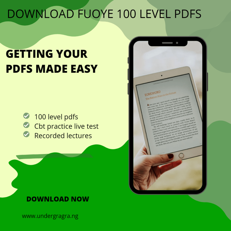 FUOYE 100 LEVEL PDFs