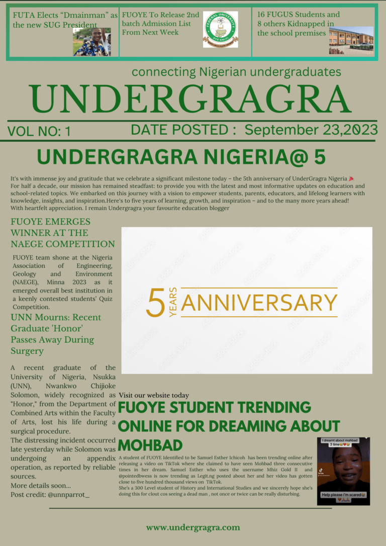 Undergragra at 5