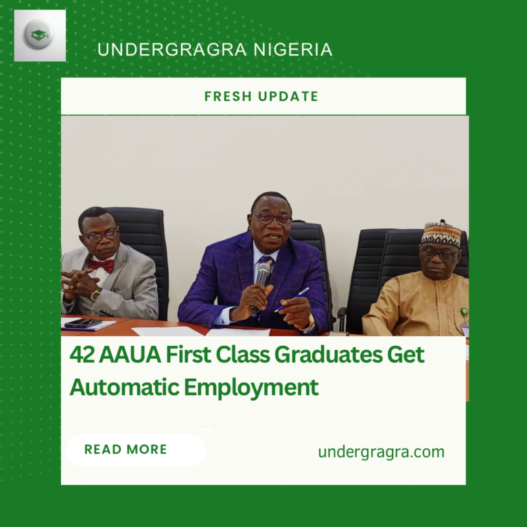 42 AAUA First-Class Graduates Secure Automatic Employment