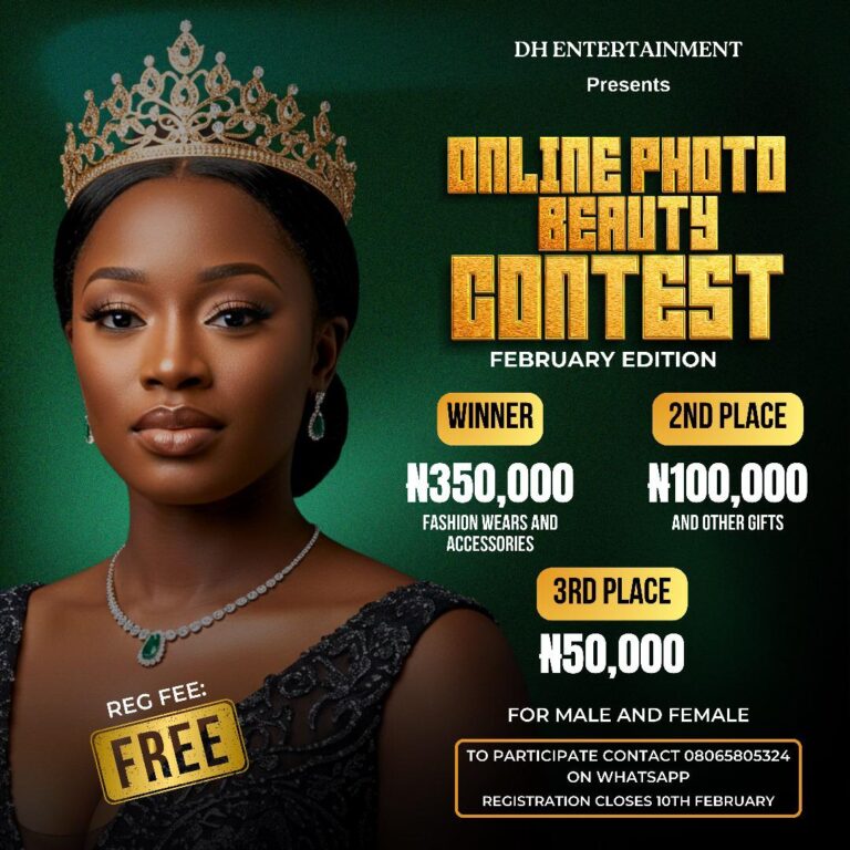 DH ENTERTAINMENT ONLINE PHOTO BEAUTY CONTEST
