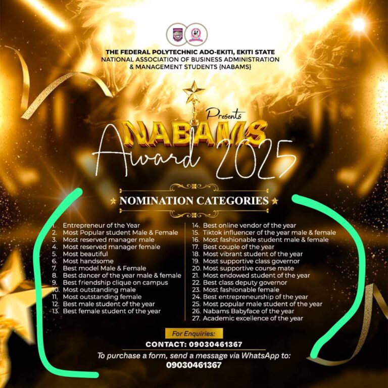 NABAMS AWARDS 2025 VOTING PAGE